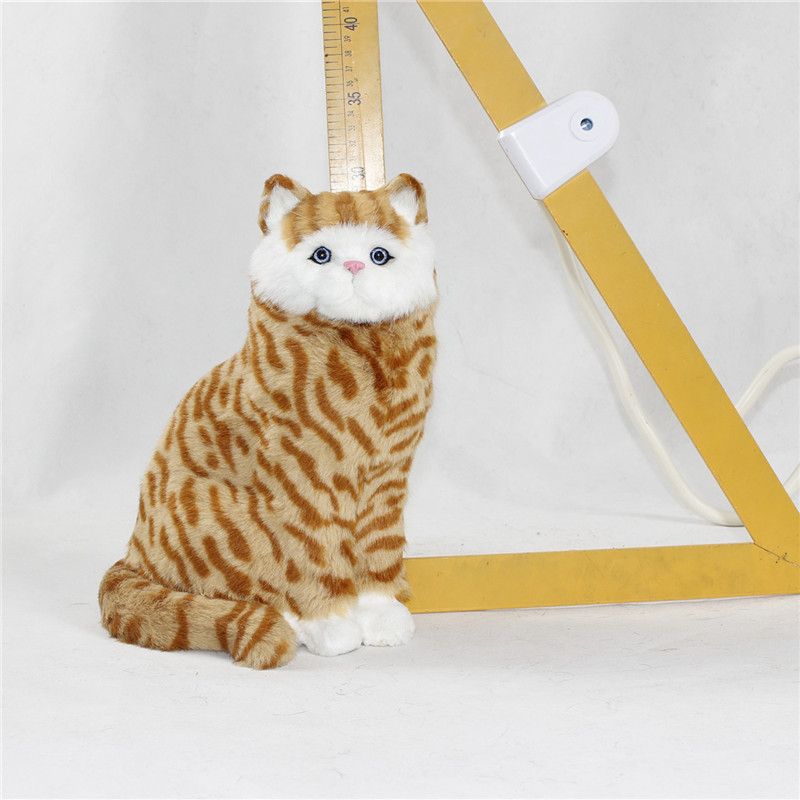 产品中心：仿真猫咪会叫小猫玩偶毛绒玩具假猫模型创意儿童生日礼物猫咪摆件菏泽恒方皮毛工艺品有限公司