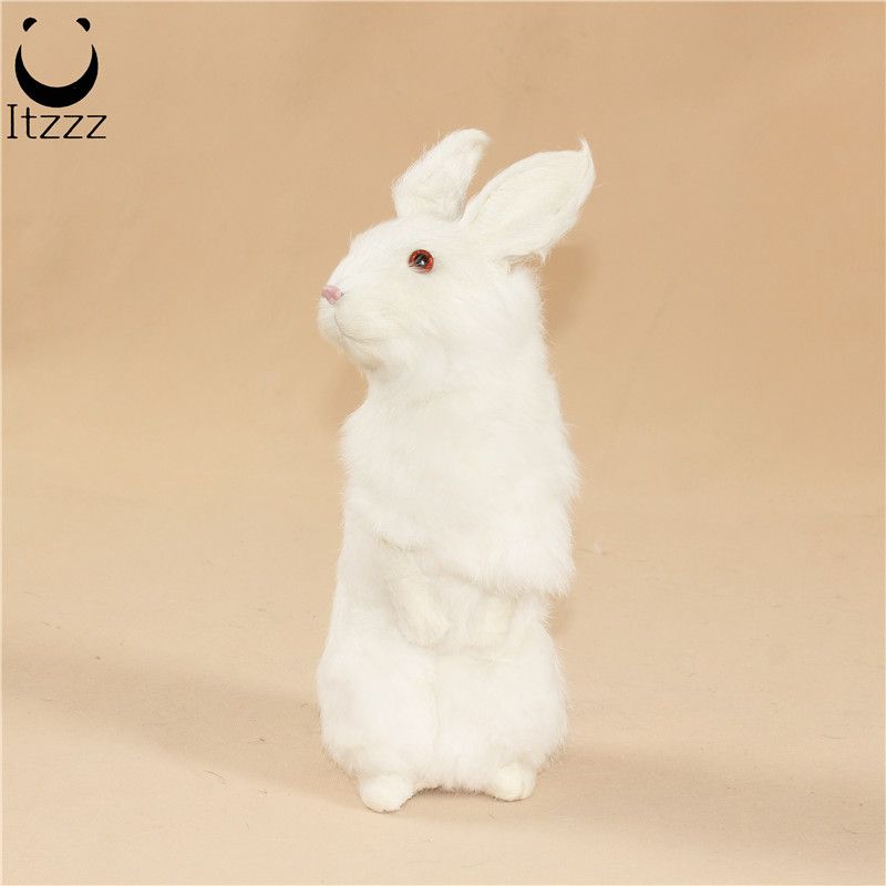 Fur toysRabbitSimulation rabbit ornaments holiday gifts 12 Zodiac bunny leather hair children's toys photography propsHEZE HENGFANG LEATHER & FUR CRAFT CO., LTD