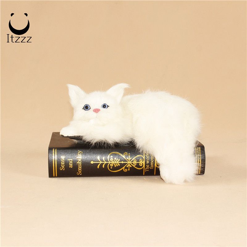 Fur toys2019 hot selling home decor cat furry simulation animals cat toyHEZE HENGFANG LEATHER & FUR CRAFT CO., LTD