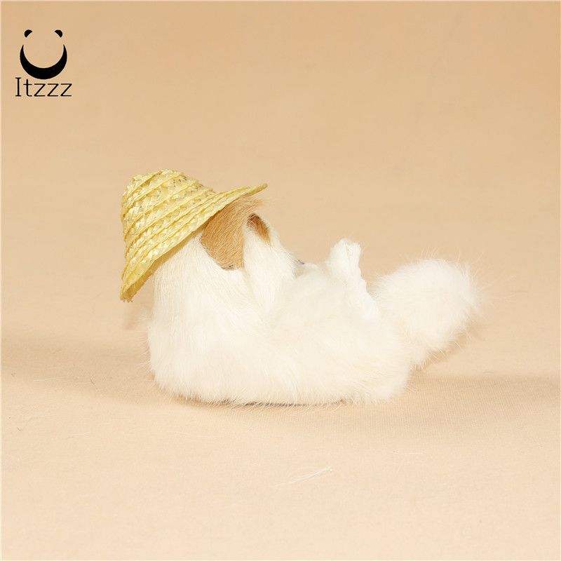 PRODUCTS2019 Handmade Home Decorative cut furry animals cat simulation catHEZE HENGFANG LEATHER & FUR CRAFT CO., LTD